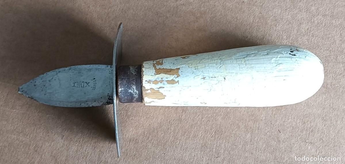 Militaria: CUCHILLO DE ABRIR OSTRAS - Inox depose