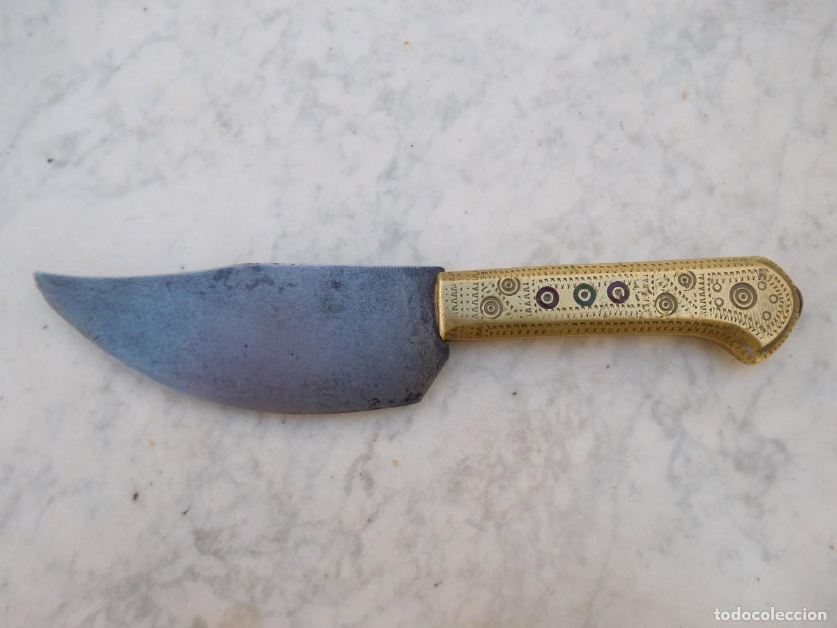 Militaria: Cuchillo antiguo bereber Amazigh de la regi&oacute;n de Cabilia en Argelia
