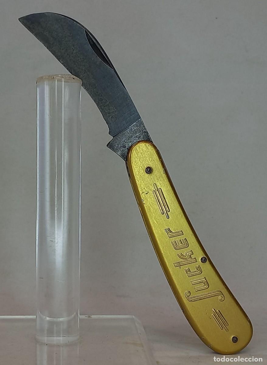 Militaria: ANTIGUA Y CURIOSA NAVAJA ALEMANA - SOLINGER CON CACHAS DE ALUMINIO