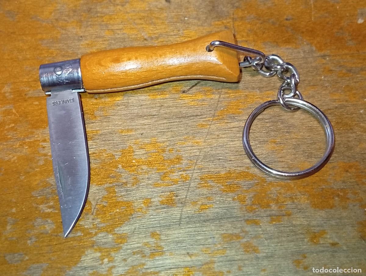 Militaria: CURIOSO LLAVERO NAVAJA OPINEL FRANCE MINIATURA n&ordm;3 VINTAGE