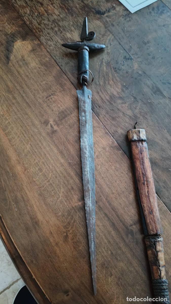 Militaria: Menbele original 1880 guerrier afrique
