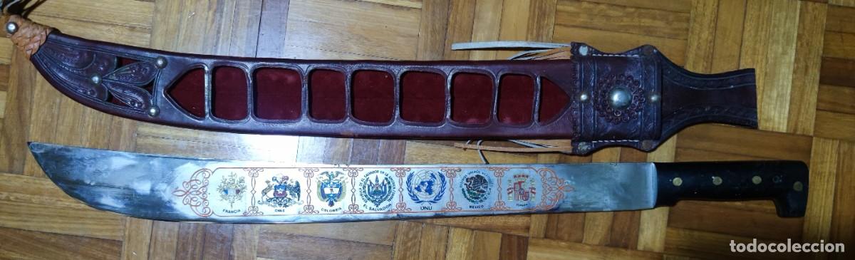 Militaria: Machete recompensa a P.N., G.C. y Ej&eacute;rcito participantes desarme de la guerrilla del Salvador 1991