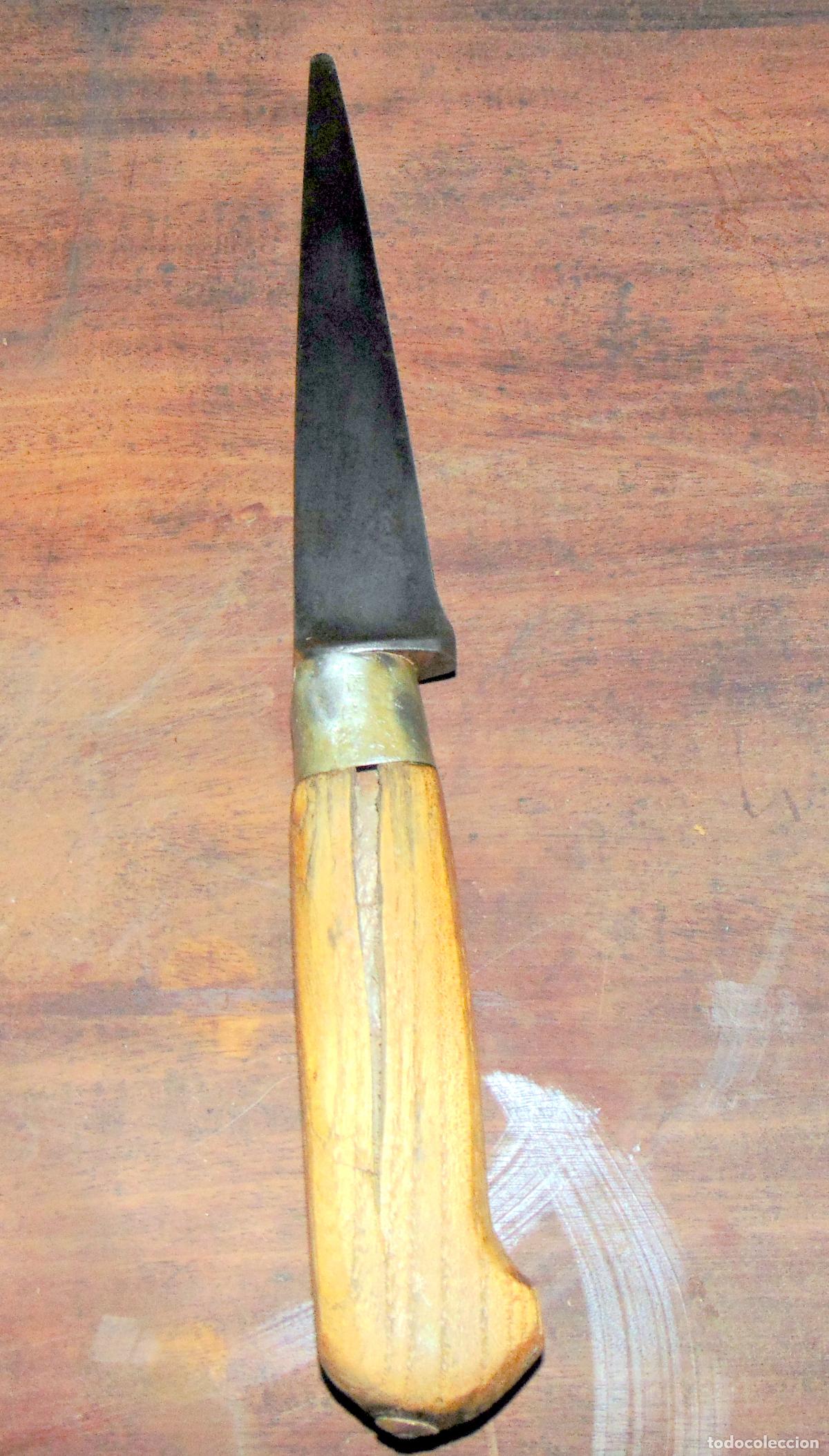 Militaria: FUERTE Y ANTIGUO CUCHILLO DE MATARIFE 30 CM, FORJA