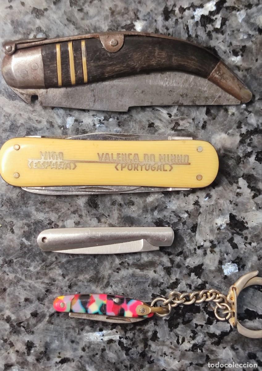 Militaria: 4 Navajas peque&ntilde;as para colecci&oacute;n