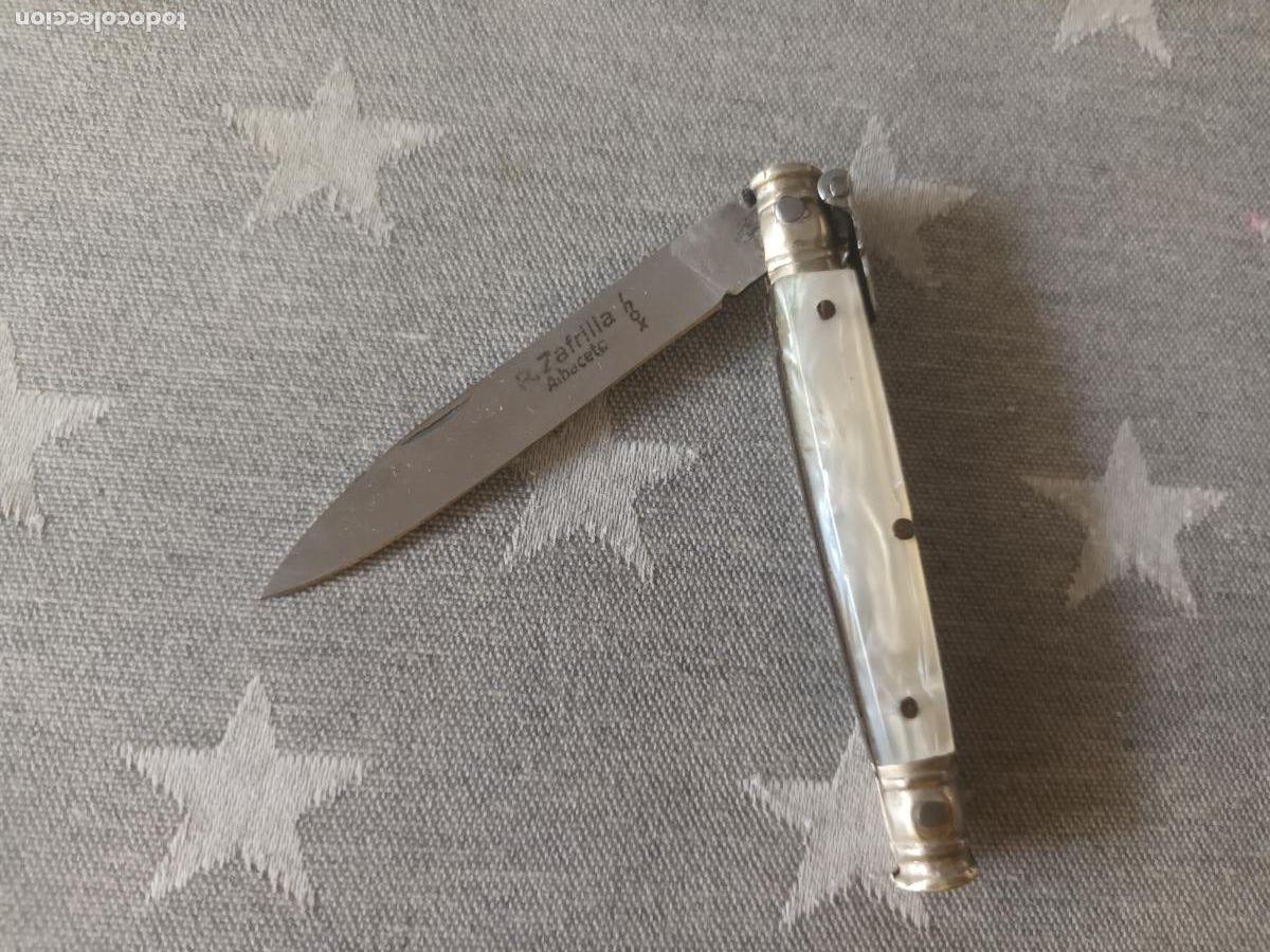 Militaria: CUCHILLO NAVAJA R. ZAFRILLA ALBACETE