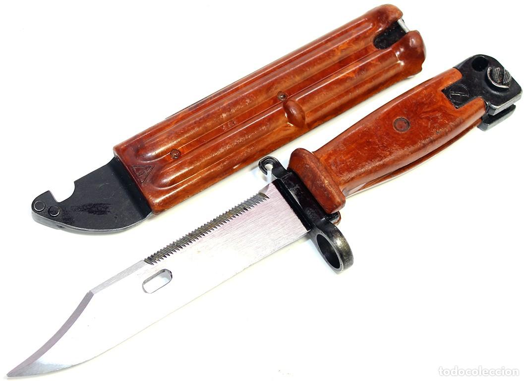 Militaria: Ba&iuml;onnette sovi&eacute;tique 6x4 pour les fusils d'assaut AKM et AK-74 (de fabrication d'Izhevsk) 3