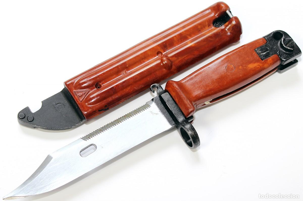 Militaria: Ba&iuml;onnette sovi&eacute;tique 6x4 pour les fusils d'assaut AKM et AK-74 (de fabrication d'Izhevsk) 4