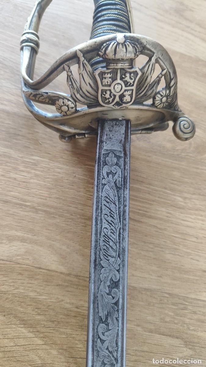 Militaria: Sable oficial de infanter&iacute;a modelo 1851