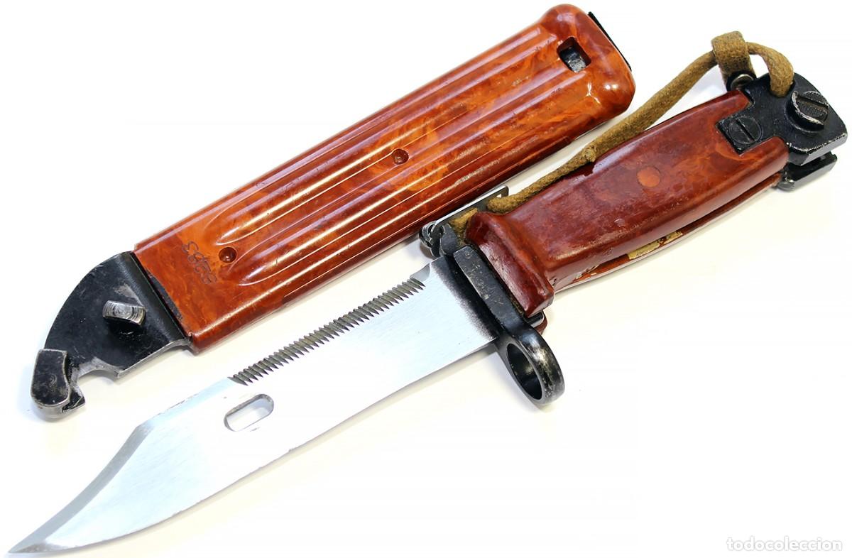 Militaria: Ba&iuml;onnette sovi&eacute;tique 6x4 pour les fusils d'assaut AKM et AK-74 (Tula) 5