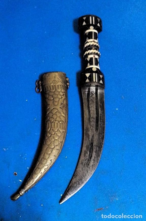 Militaria: Cuchillo tradicional de Siria, Khanjar Magdali. primera mitad del siglo XX.
