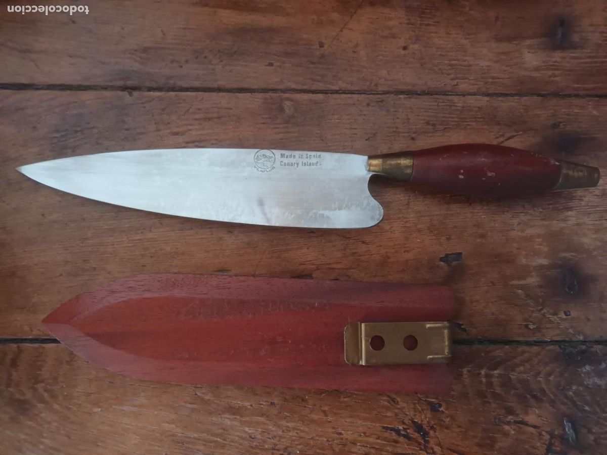Militaria: PU&Ntilde;AL MACHETE NAVAJA CANARIO, CANARIAS. VILAFLOR. CANARY ISLANDS. MADE IN SPAIN