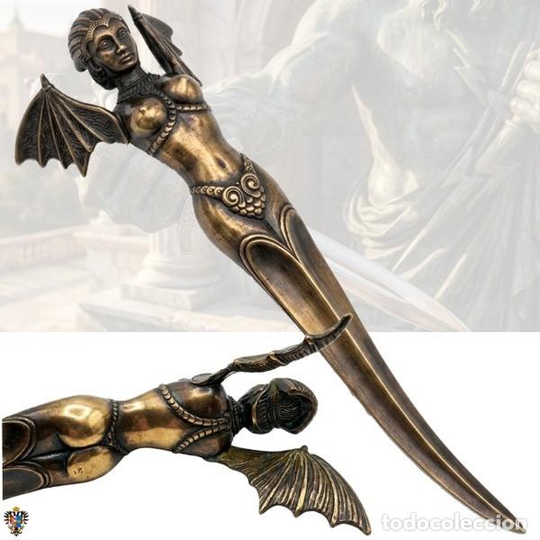 Militaria: CUCHILLO DAGA ALEMANA LUFTWAFFE 1937 FUERZA AEREA TERCER REICH + FUNDA. 46 CMS