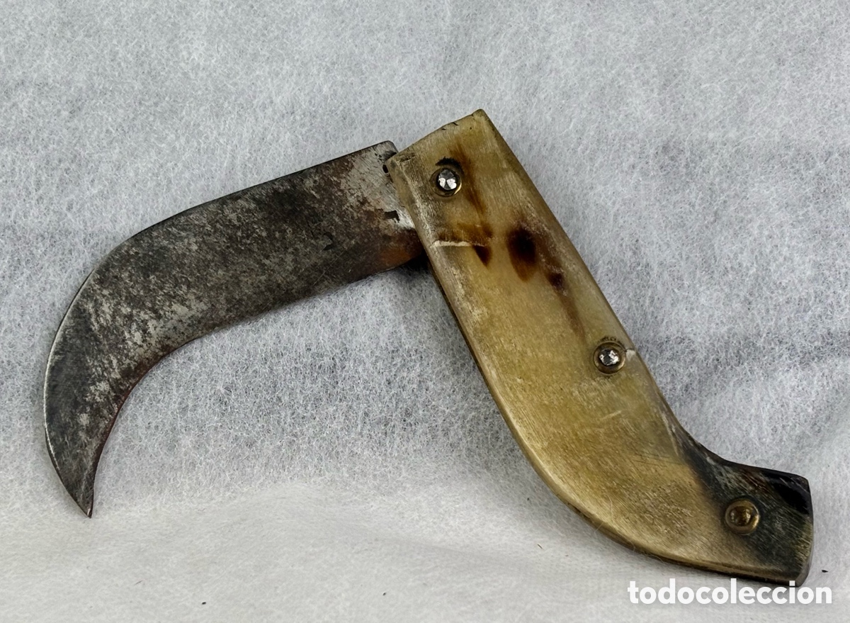 Militaria: NAVAJA TRANCHETE DE SOLSONA, MARCA COSTA