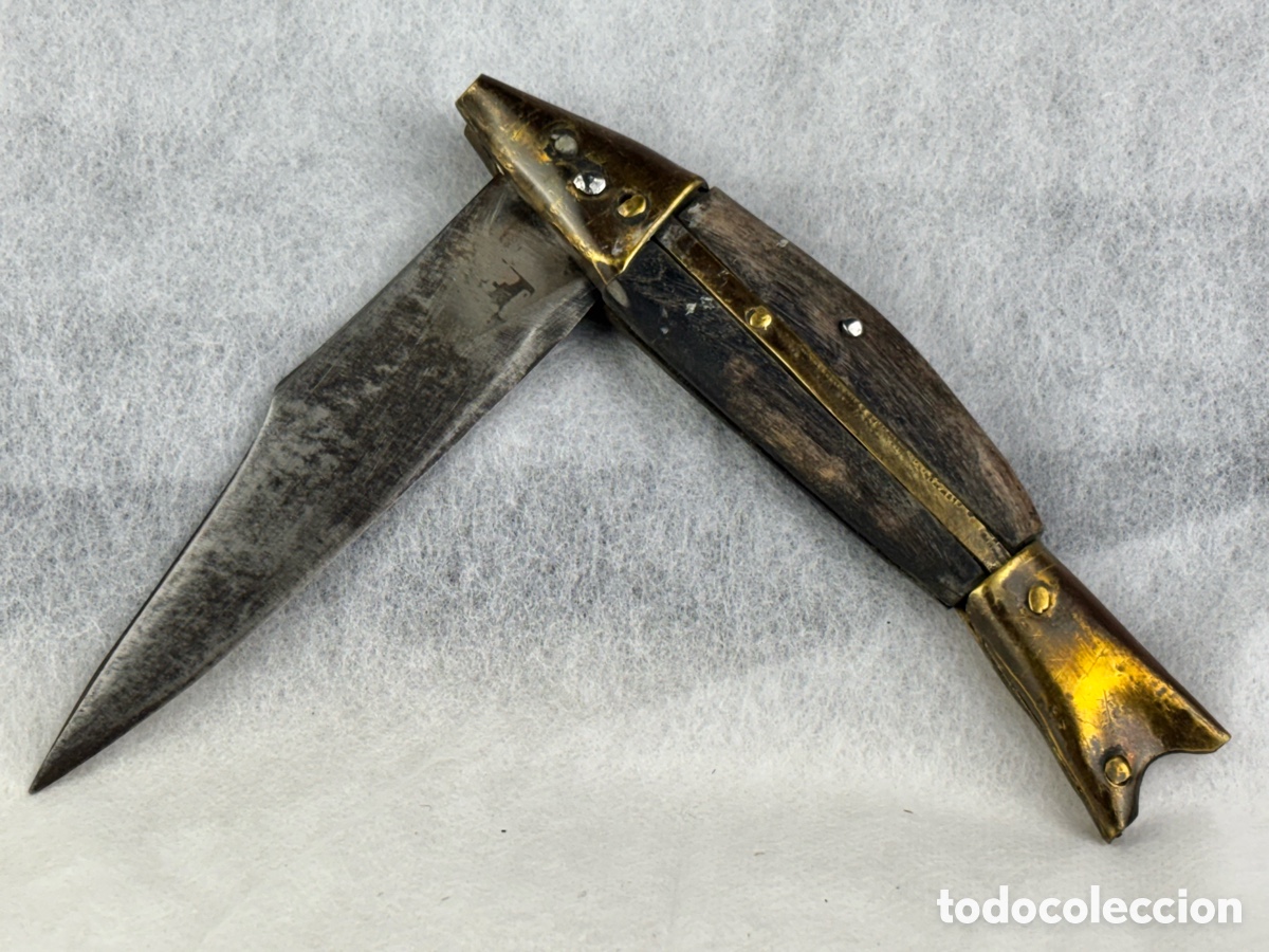 Militaria: ANTIGUA NAVAJA COSTA DE SOLSONA EN FORMA DE PEZ
