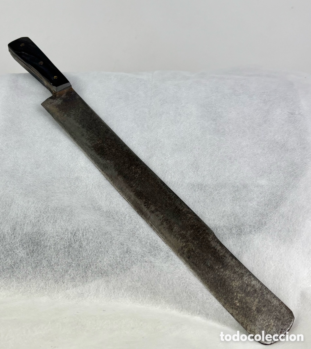 Militaria: CUCHILLO DE CARNICERO DE SOLSONA, MARCA COSTA - 34 CM