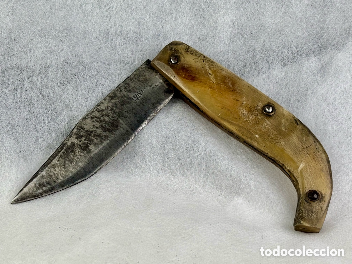 Militaria: ANTIGUA NAVAJA COSTA, DE SOLSONA
