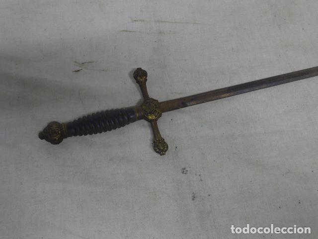 Militaria: Antigua espada espadin de oficial de infanteria modelo 1901, marcado de Toledo de 1902. Original.