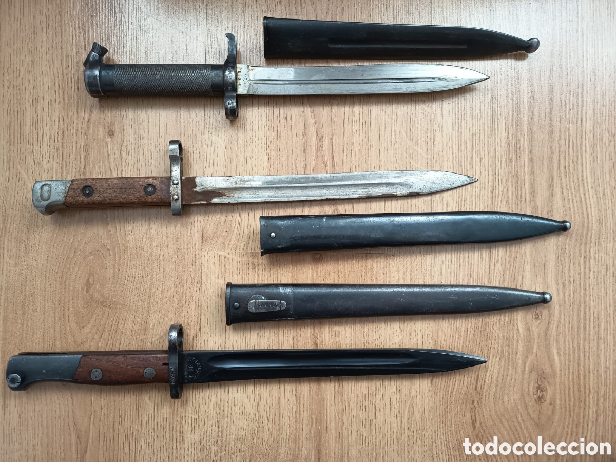 Militaria: Lote de bayoneta antiguas