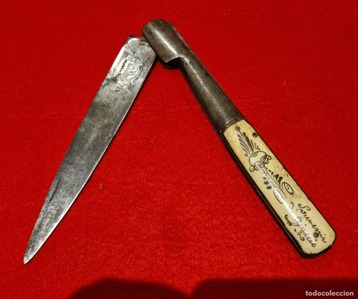 Militaria: Antigua navaja francesa vendetta corsa