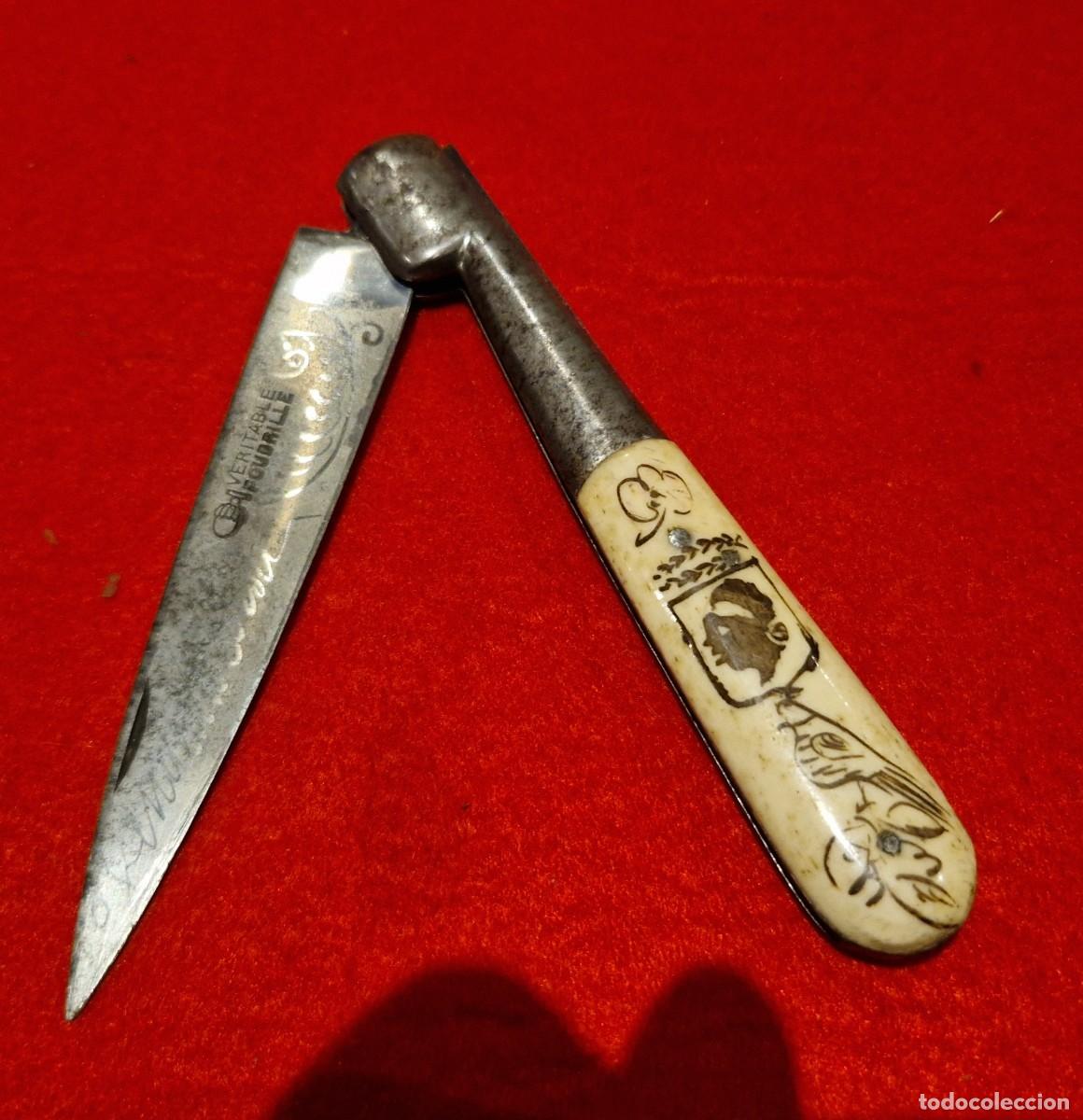 Militaria: Antigua navaja francesa vendetta corsa