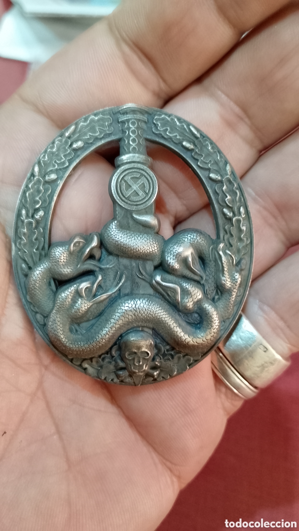 Militaria: Insignia militar de la lucha antipartisana condecoraci&oacute;n Alemana de la segunda guerra mundial