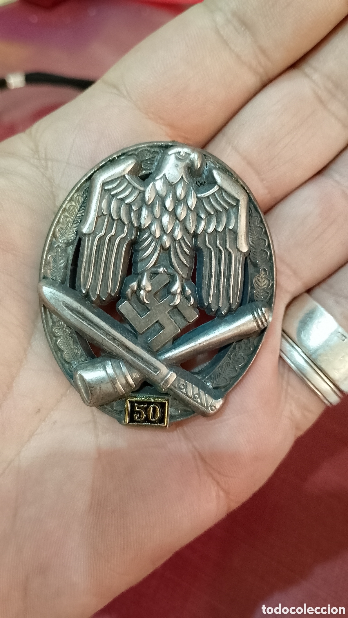 Militaria: Insignia militar de asalto general Alem&aacute;n de la segunda guerra mundial