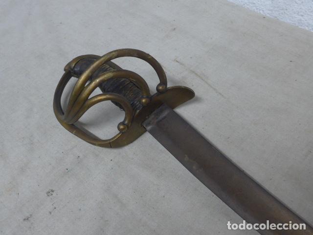 Militaria: Antigua espada sable de tropa de caballeria ligera modelo 1815.