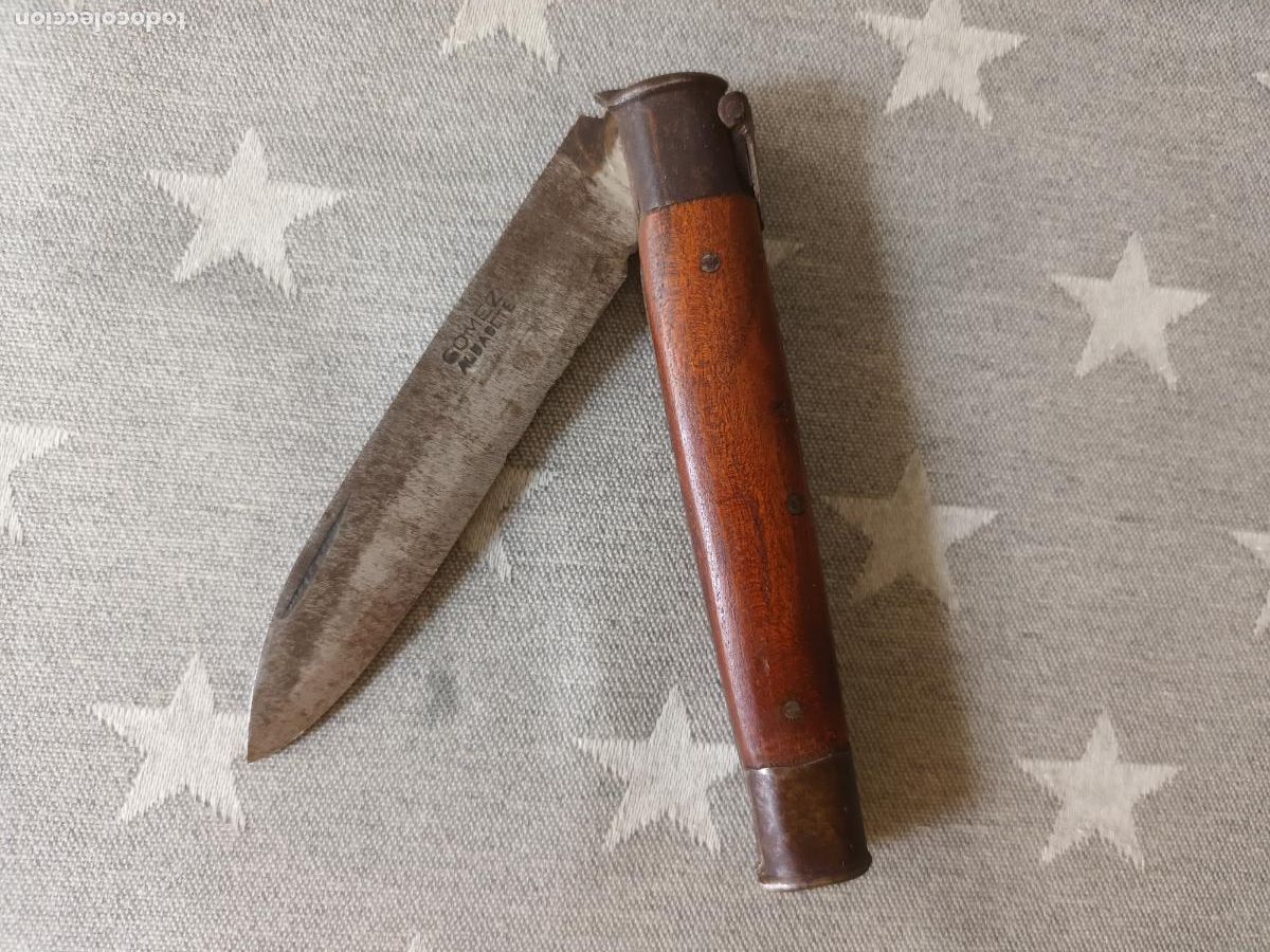 Militaria: NAVAJA ALBACETE MARCA ARTESANO GOMEZ