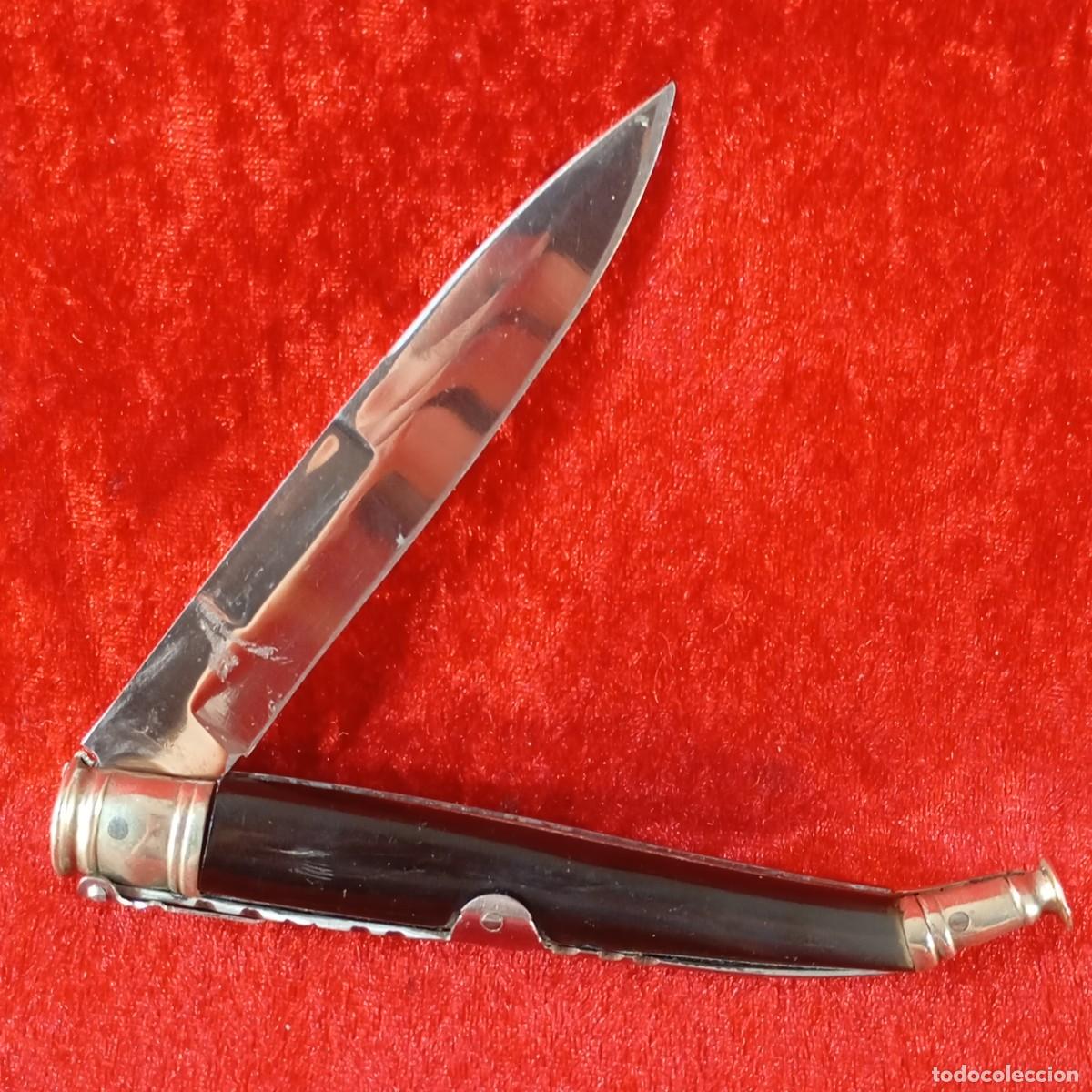 Militaria: NAVAJA - INOXIDABLE - ALBACETE - 26 CM TOTAL ABIERTA - PIEZA DE COLECCI&Oacute;N / 634