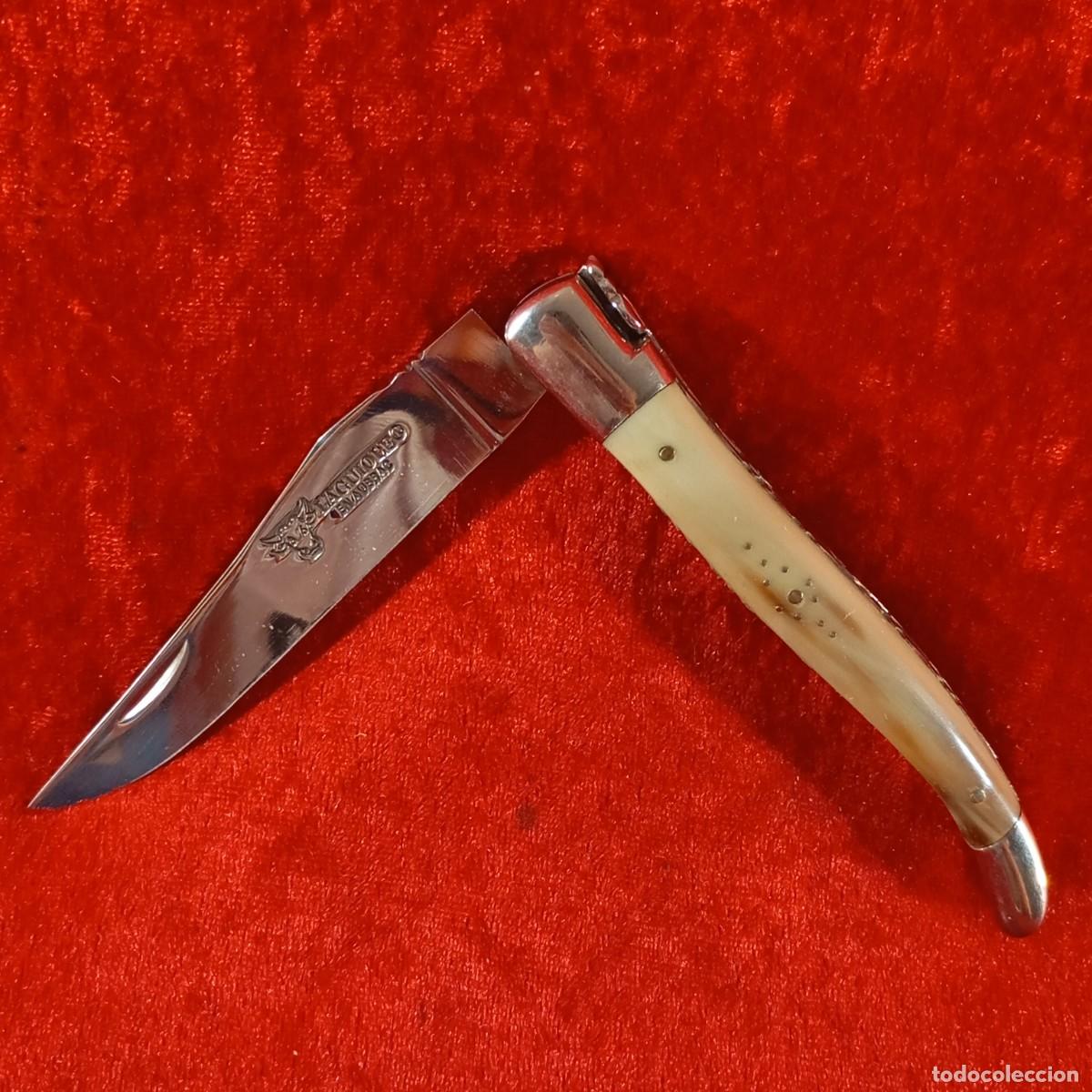 Militaria: NAVAJA - LAGUIOLE EN AUBRAC - 12C27 - INOXIDABLE - 22 CM TOTAL ABIERTA - PIEZA DE COLECCI&Oacute;N / 638