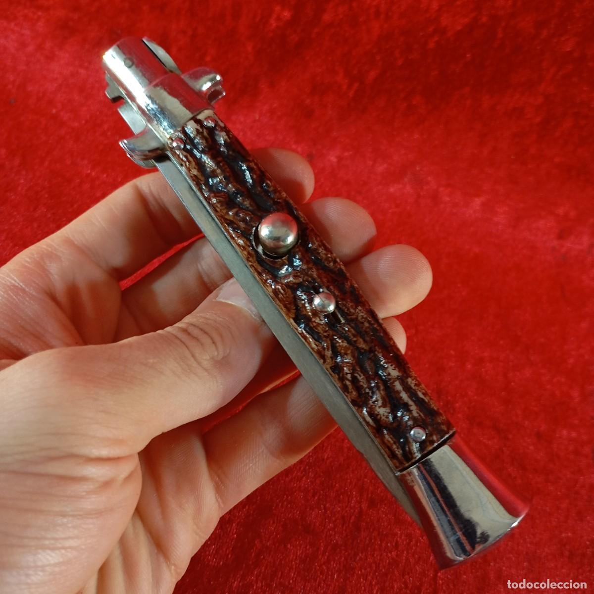 Militaria: NAVAJA - RARA - VER ESTADO - PARA REPARAR - 15 CM CERRADA - PIEZA DE COLECCI&Oacute;N / 641