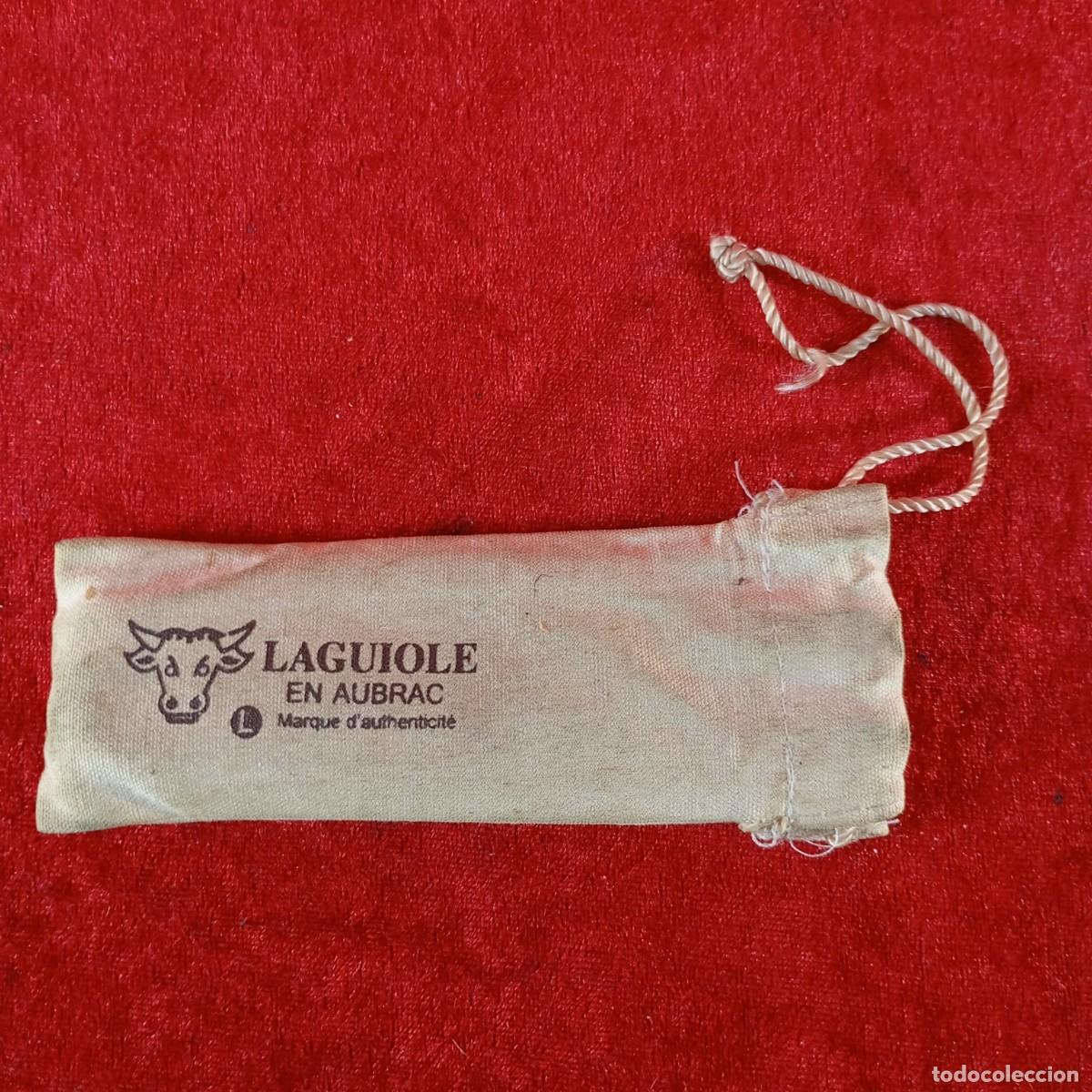 Militaria: FUNDA PARA NAVAJA - LAGUIOLE EN AUBRAC - MARQUE D'AUTHENTICIT&Eacute; - PIEZA DE COLECCI&Oacute;N / 645