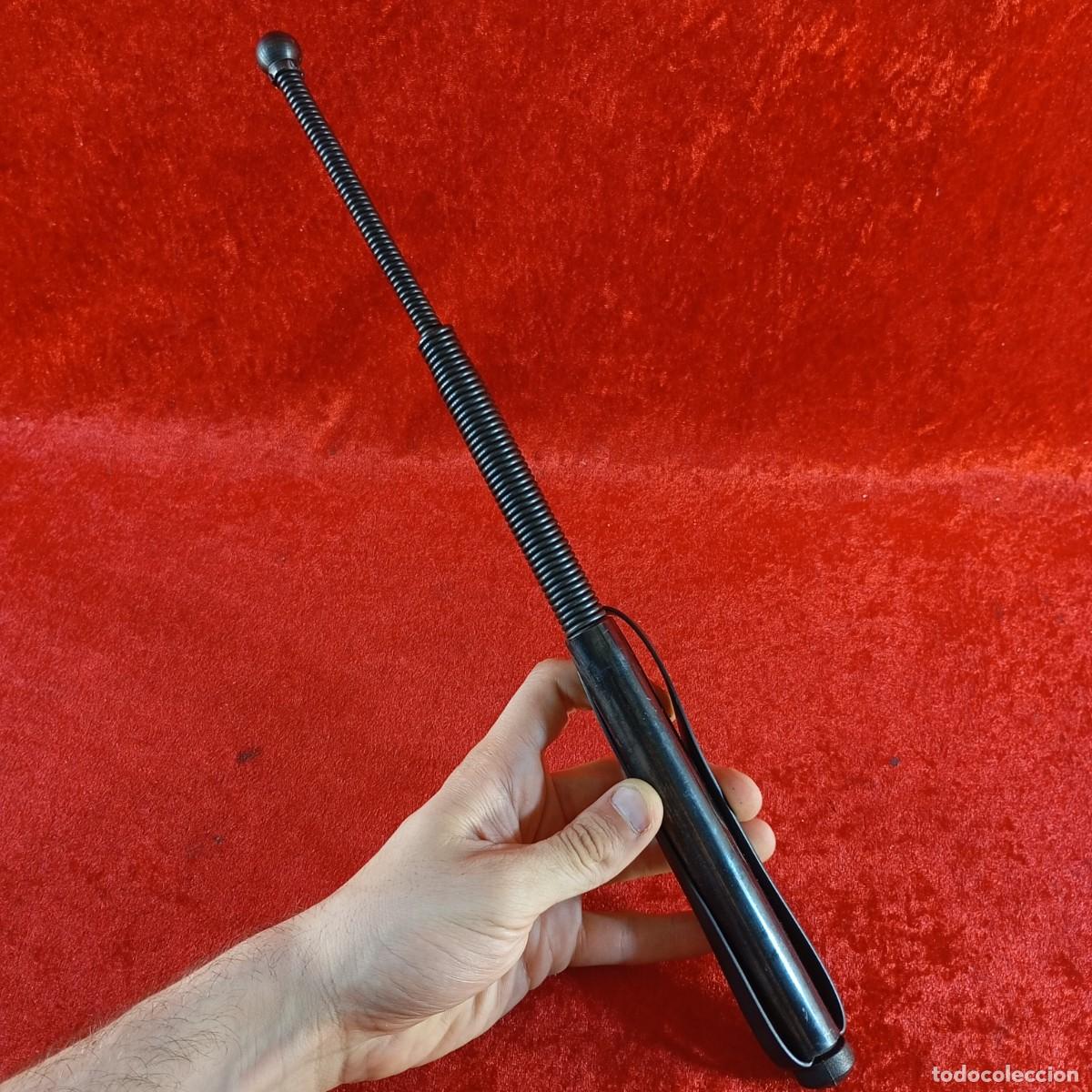 Militaria: PORRA EXTENSIBLE POLICIA NACIONAL O LOS GRISES - RARISIMA PIEZA - 41 CM ABIERTA - DE COLECCI&Oacute;N / 646