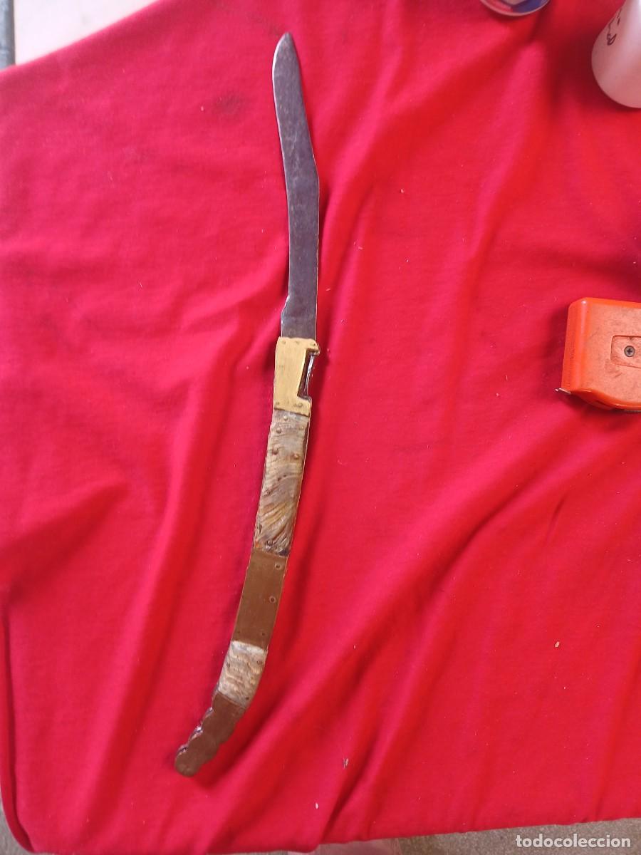 Militaria: NAVAJA LUCHADERA siglo XVIII
