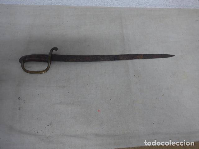 Militaria: Antigua espada briquet original del siglo XIX, mas peque&ntilde;a que la habitual.