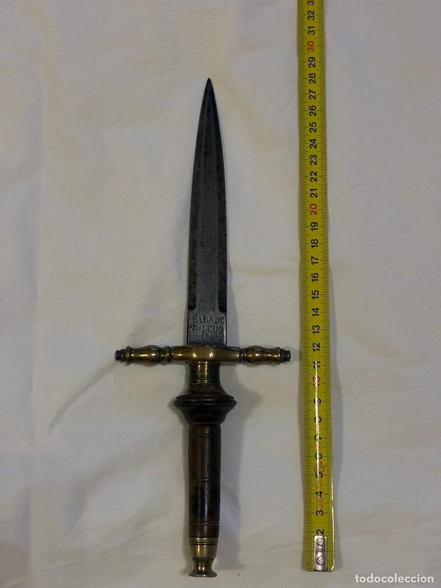 Militaria: Bayoneta de taco Toledo 1859