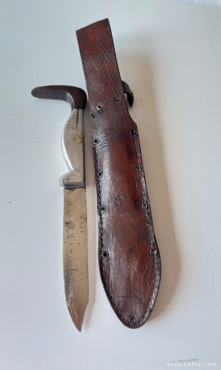 Militaria: Pu&ntilde;al 30 cm con funda de cuero - Foto 10