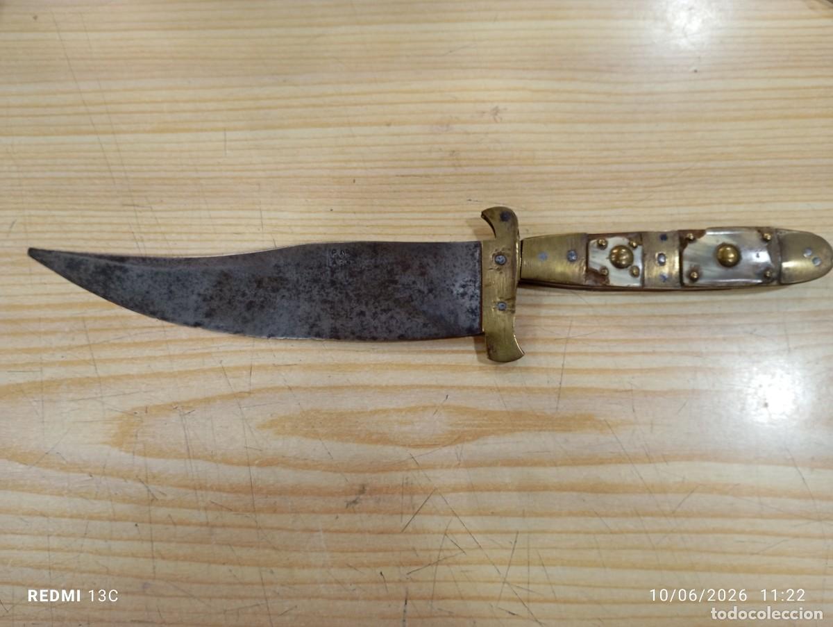 Militaria: ANTIGUO CUCHILLO POSIBLEMENTE DE SASTAGO . SASTAGUINO - SIGLO XIX