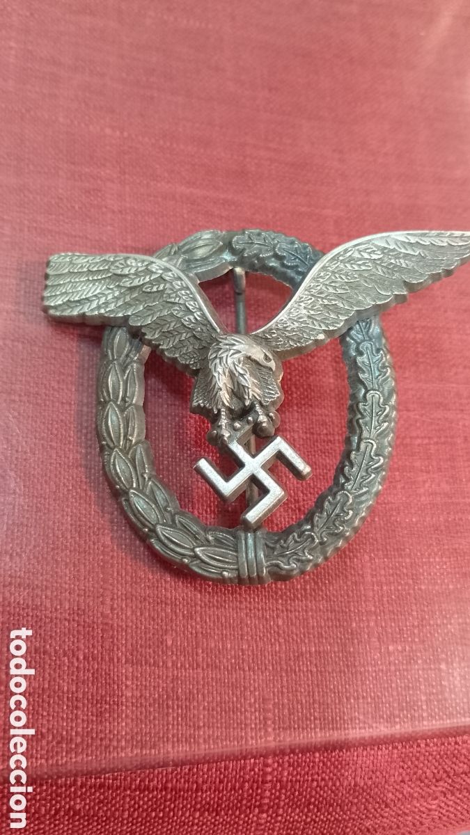 Militaria: Insignia de piloto del ejercito del aire Alem&aacute;n segunda guerra mundial