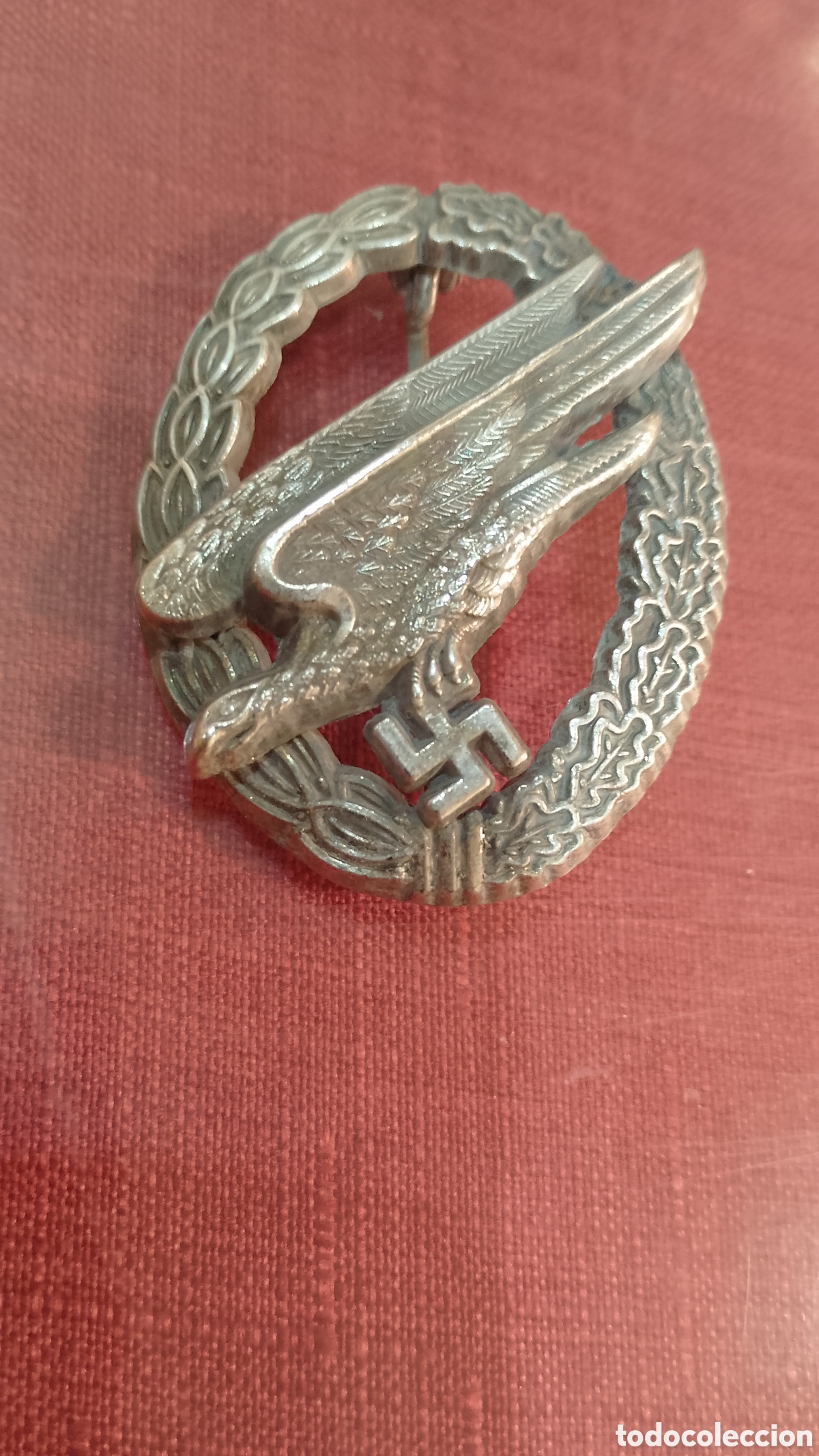 Militaria: Insignia militar Alemana paracaidista segunda guerra mundial