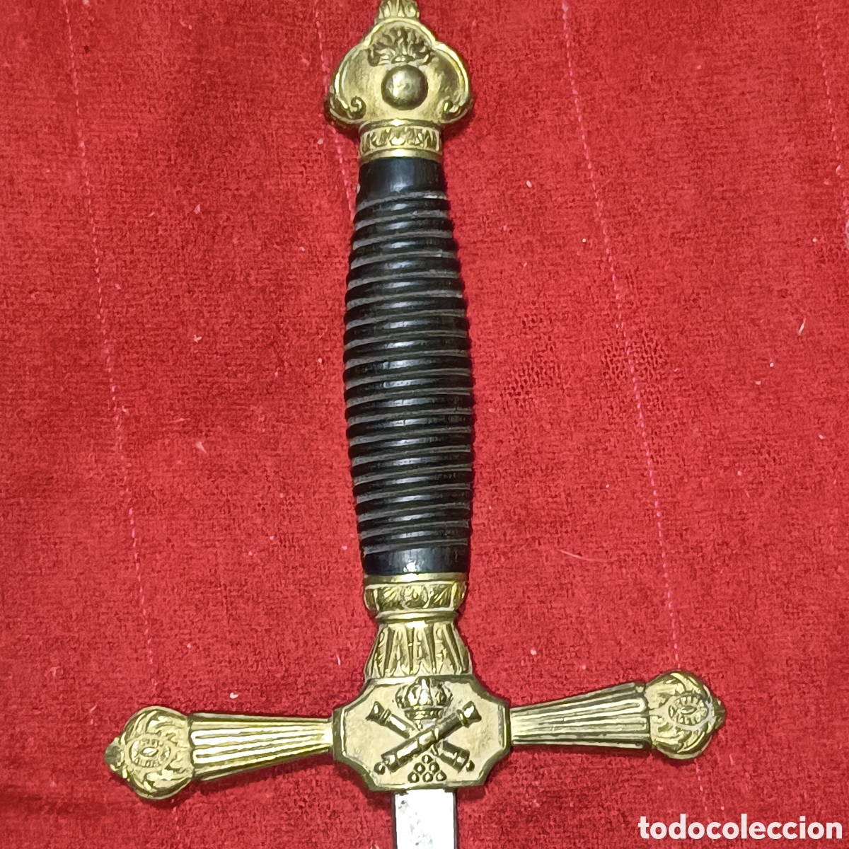 Militaria: Antiguo espad&iacute;n de ce&ntilde;ir de artiller&iacute;a &eacute;poca Alfonso XIII