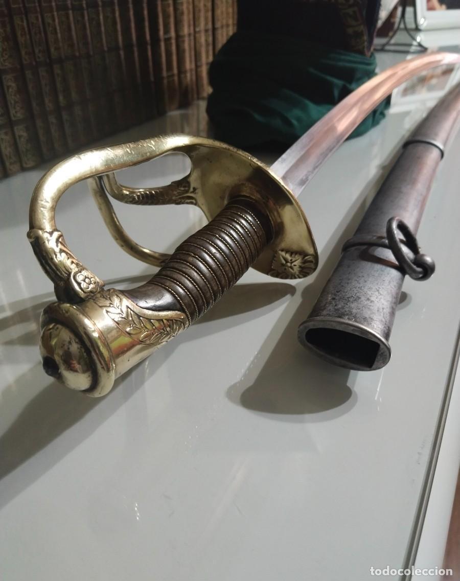 Militaria: CABALLERIA SABLE 1822 PREVEL PARIS HOJA DE SOLINGEN SEGUNDO IMPERIO.. .