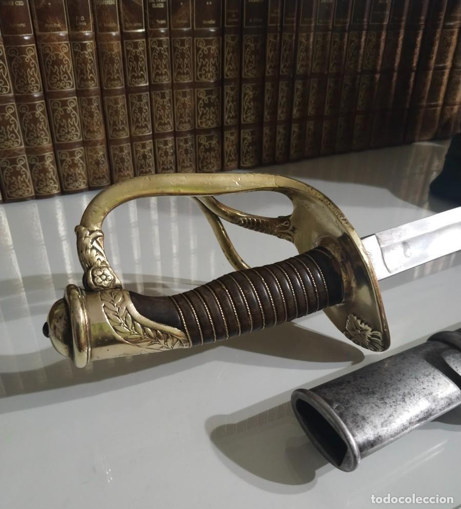 Militaria: CABALLERIA SABLE 1822 PREVEL PARIS HOJA DE SOLINGEN SEGUNDO IMPERIO.. .