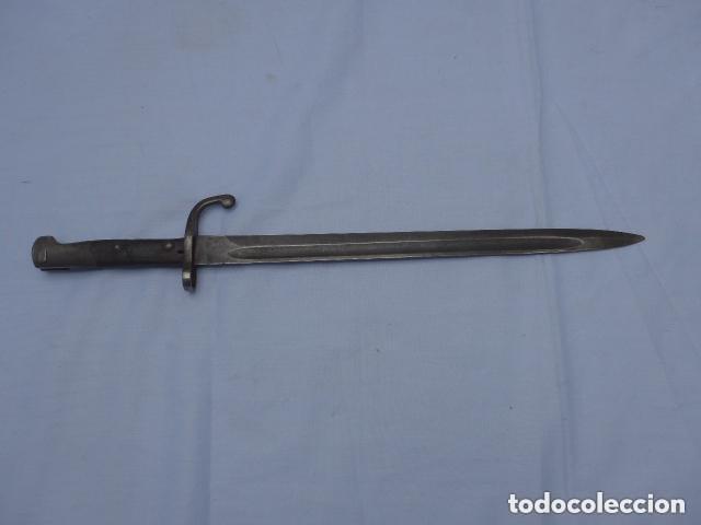 Militaria: Antigua bayoneta brasile&ntilde;a de guerra civil, original. Brasil.