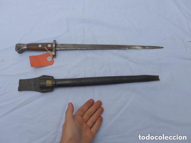 Militaria: Antigua bayoneta holandesa modelo 1918, holanda, original.