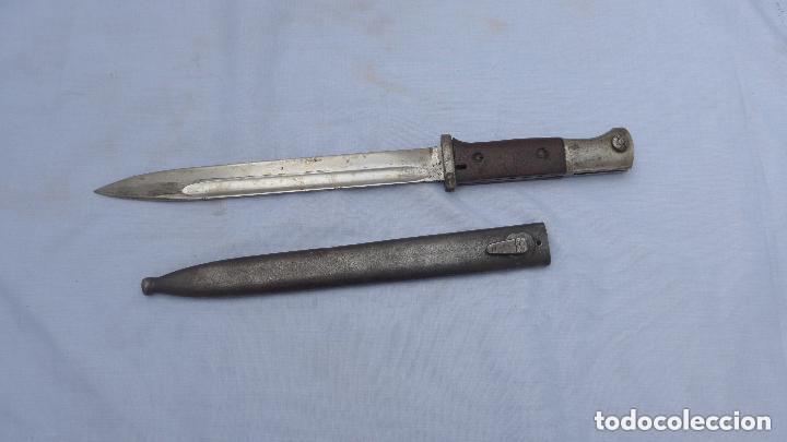 Militaria: Antigua bayoneta alemana para k98 de legion condor, guerra civil, alemania, original.