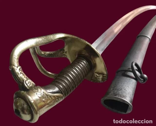 Militaria: CABALLERIA SABLE 1822 PREVEL PARIS HOJA DE SOLINGEN SEGUNDO IMPERIO.. .