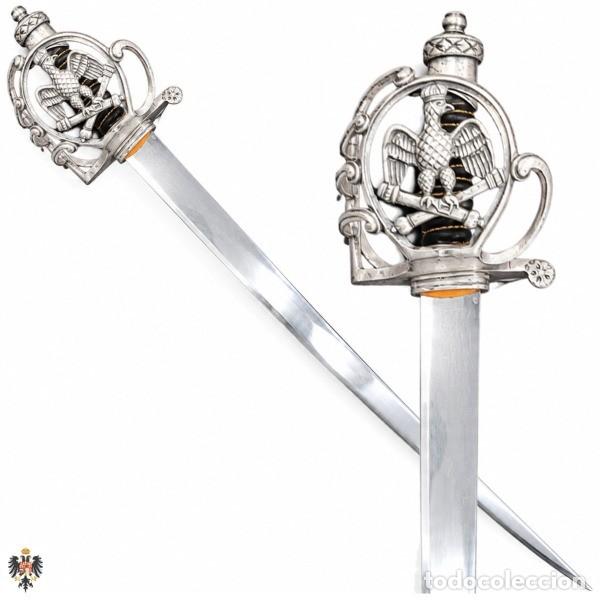 Militaria: MINI SABLE ESPADA ALFONSO XIII. 36 CMS ** GRABAMOS LA HOJA