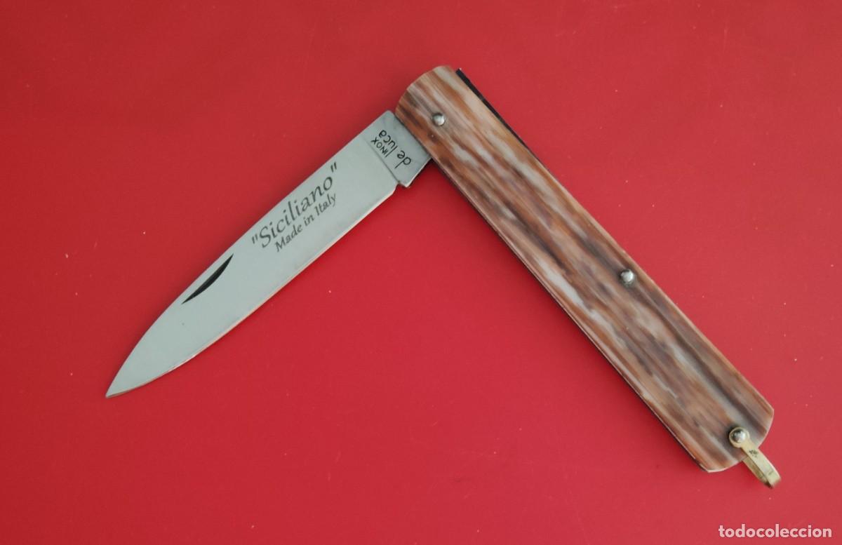 Militaria: NAVAJA SICILIANA. De Luca. ENVIO CERTIFICADO INCLUIDO.