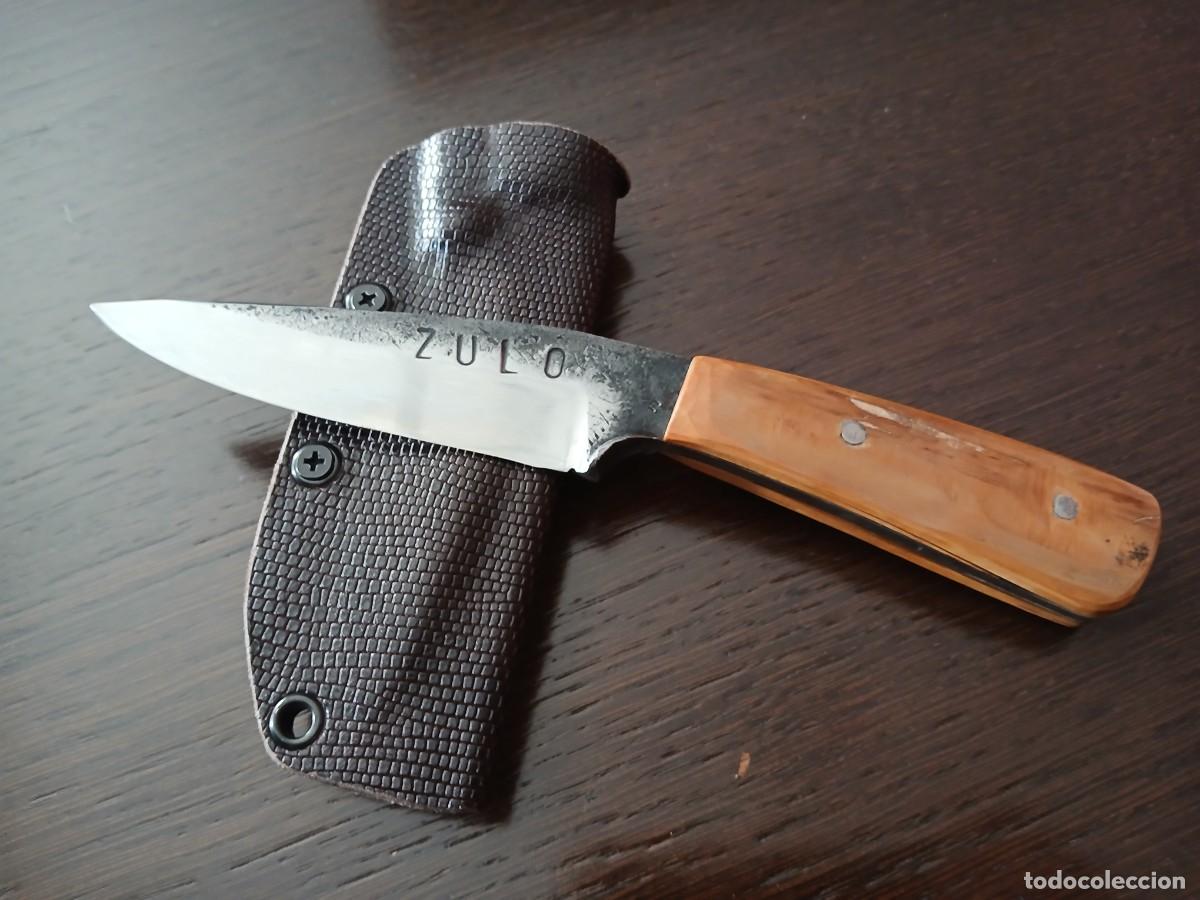 Militaria: Cuchillo artesano ZULOKNIVES hunter mamut skinner caza militar tactico kydex funda bushcraft monte
